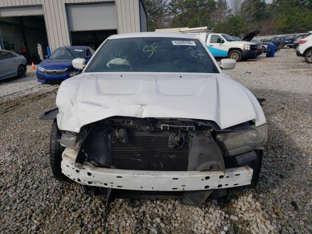 2C3CDXBG3EH342554 - 2014 DODGE CHARGER SE WHITE photo 5