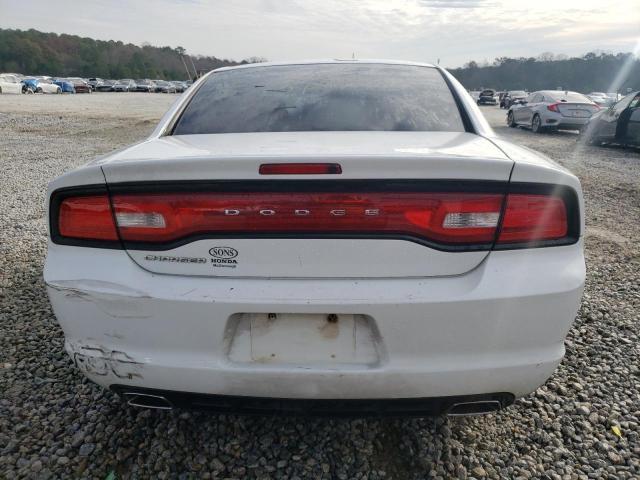 2C3CDXBG3EH342554 - 2014 DODGE CHARGER SE WHITE photo 6