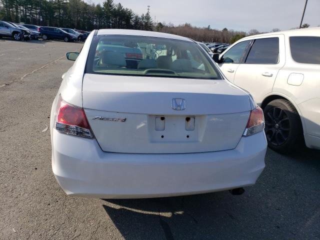 1HGCP264X8A073334 - 2008 HONDA ACCORD LXP WHITE photo 6