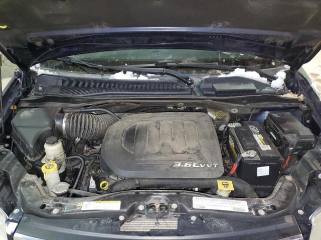 2C4RC1CG8CR314082 - 2012 CHRYSLER TOWN & COU TOURING L BLUE photo 12