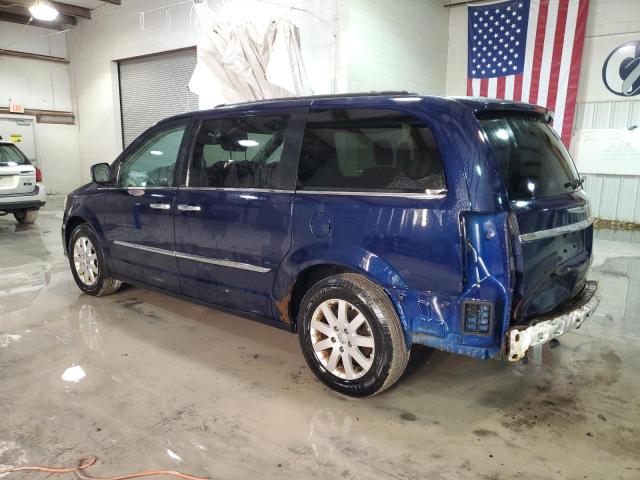 2C4RC1CG8CR314082 - 2012 CHRYSLER TOWN & COU TOURING L BLUE photo 2