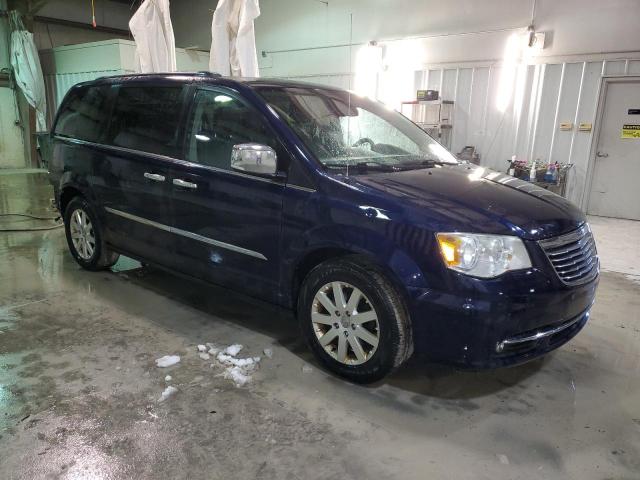 2C4RC1CG8CR314082 - 2012 CHRYSLER TOWN & COU TOURING L BLUE photo 4