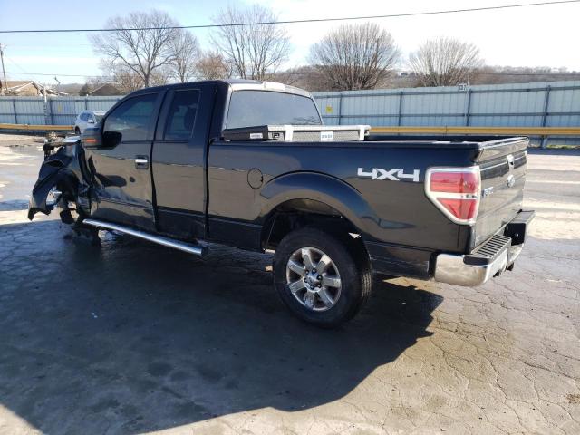 1FTFX1EF2EKF87239 - 2014 FORD F150 SUPER CAB BLACK photo 2