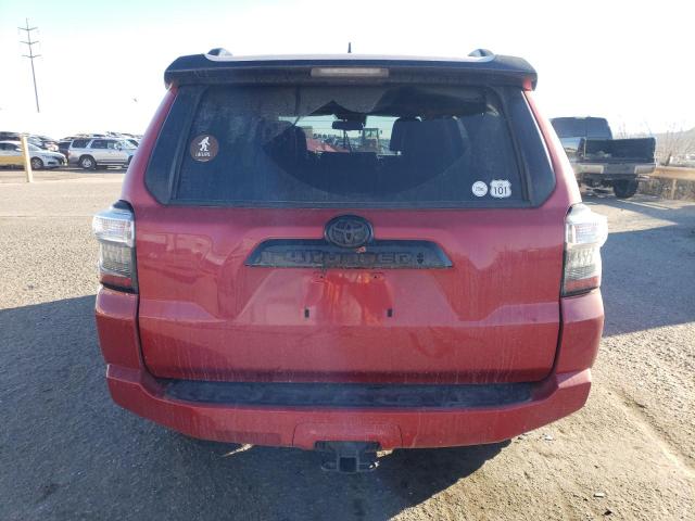 JTEBU5JR9L5796676 - 2020 TOYOTA 4RUNNER SR5/SR5 PREMIUM RED photo 6