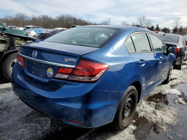 2HGFB2F50DH525954 - 2013 HONDA CIVIC LX BLUE photo 3