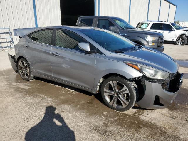 KMHDH4AH6EU064075 - 2014 HYUNDAI ELANTRA SE GRAY photo 4