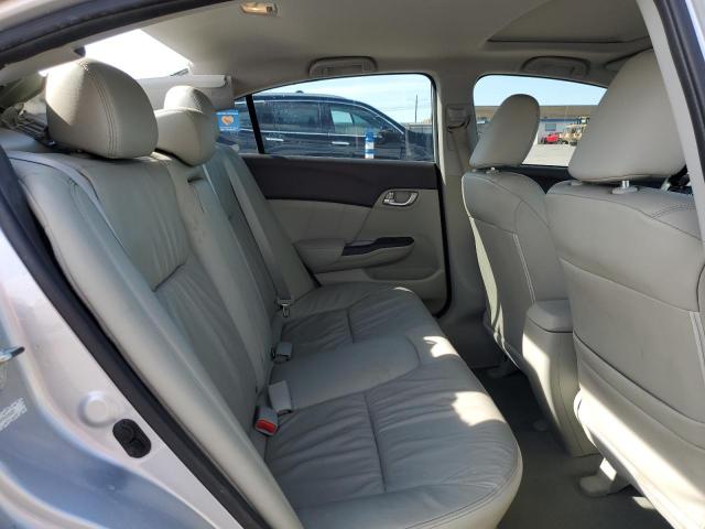 2HGFB2F94CH548803 - 2012 HONDA CIVIC EXL ვერცხლისფერი ფოტო 10