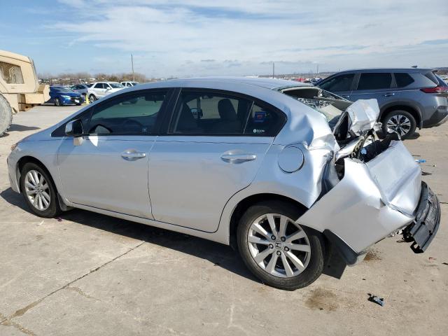 2HGFB2F94CH548803 - 2012 HONDA CIVIC EXL ვერცხლისფერი ფოტო 2