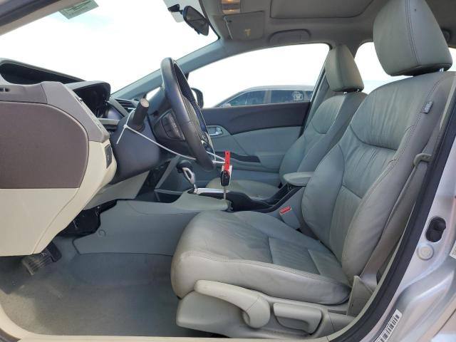 2HGFB2F94CH548803 - 2012 HONDA CIVIC EXL ვერცხლისფერი ფოტო 7