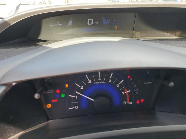 2HGFB2F94CH548803 - 2012 HONDA CIVIC EXL ვერცხლისფერი ფოტო 9