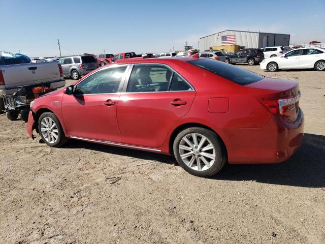 4T1BD1FK0CU057500 - 2012 TOYOTA CAMRY HYBRID RED photo 2