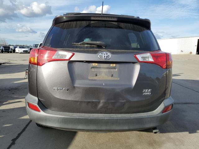 JTMRFREV4FJ019006 - 2015 TOYOTA RAV4 XLE GRAY photo 6