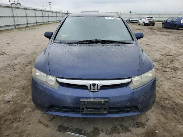 1HGFA165X8L026276 - 2008 HONDA CIVIC LX BLUE photo 5