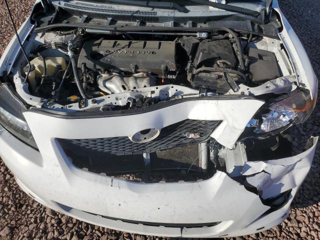 1NXBE4EE5AZ299223 - 2010 TOYOTA COROLLA XRS WHITE photo 11