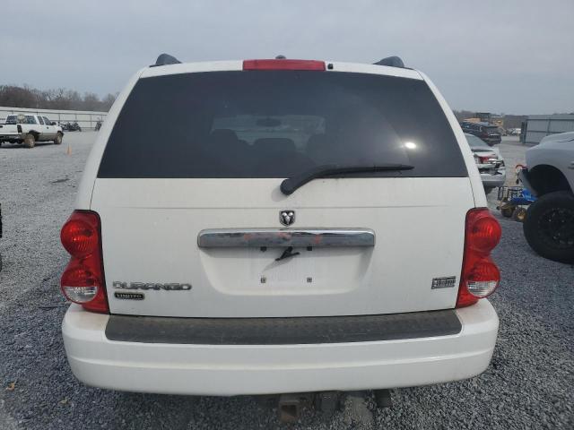 1D8HB58D14F113476 - 2004 DODGE DURANGO LIMITED WHITE photo 6