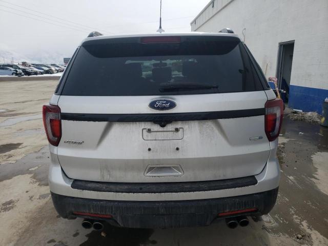 1FM5K8GT7KGB17028 - 2019 FORD EXPLORER SPORT SILVER photo 6