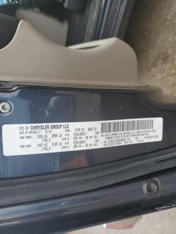 2C4RC1CG6DR796682 - 2013 CHRYSLER TOWN & COU TOURING L BLACK photo 14