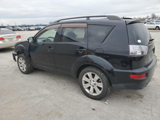 JA4AS3AW2BU011154 - 2011 MITSUBISHI OUTLANDER SE BLACK photo 2