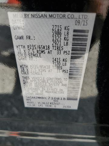 5N1AR2MM8FC710818 - 2015 NISSAN PATHFINDER S Qara foto 13