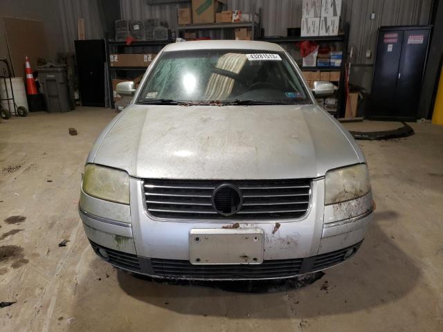 WVWPD63B32P013015 - 2002 VOLKSWAGEN PASSAT GLS SILVER photo 5