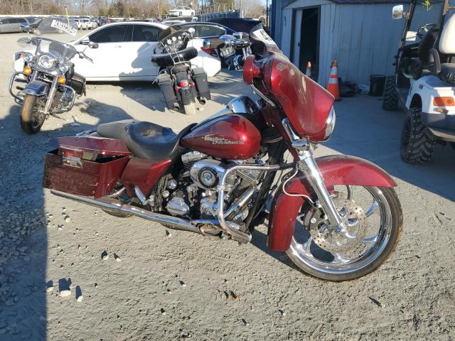 1HD1KB4138Y706386 - 2008 HARLEY-DAVIDSON FLHX BURGUNDY photo 1