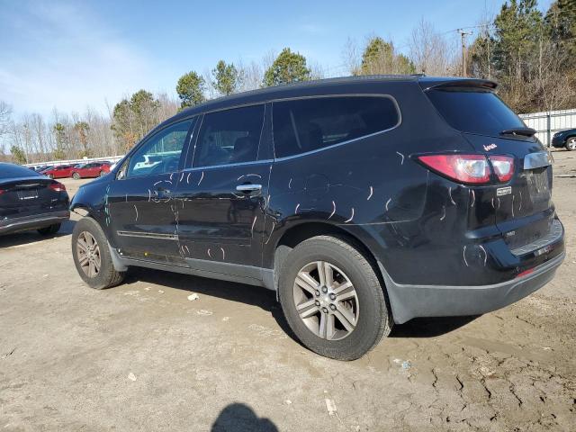 1GNKVHKD0GJ276716 - 2016 CHEVROLET TRAVERSE LT BLACK photo 2