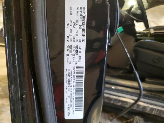 2C4RC1CG8ER466740 - 2014 CHRYSLER TOWN & COU TOURING L BLACK photo 14