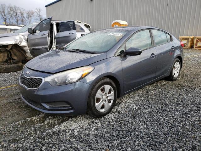 KNAFK4A68G5576458 - 2016 KIA FORTE LX BLUE photo 1