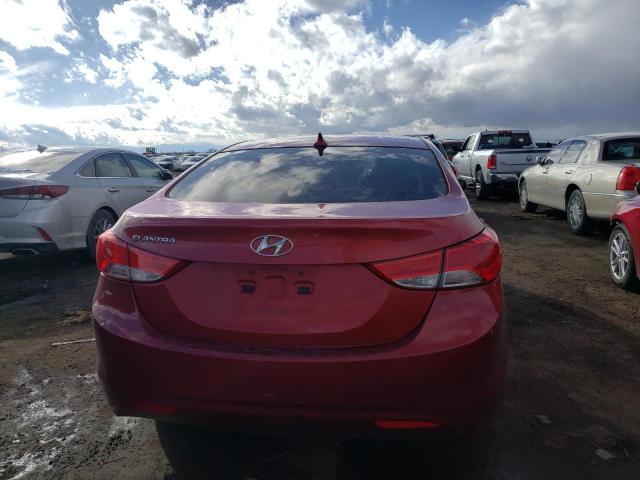 5NPDH4AE6DH379056 - 2013 HYUNDAI ELANTRA GLS RED photo 6