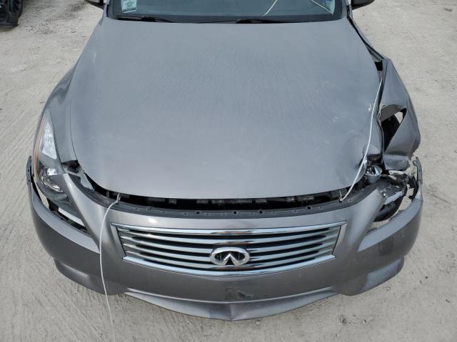 JN1CV6EK3CM424719 - 2012 INFINITI G37 BASE GRAY photo 11