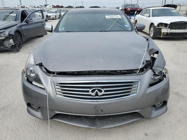 JN1CV6EK3CM424719 - 2012 INFINITI G37 BASE GRAY photo 5