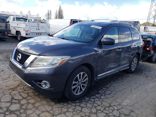 5N1AR2MN0EC654784 - 2014 NISSAN PATHFINDER S 灰色 照片 1
