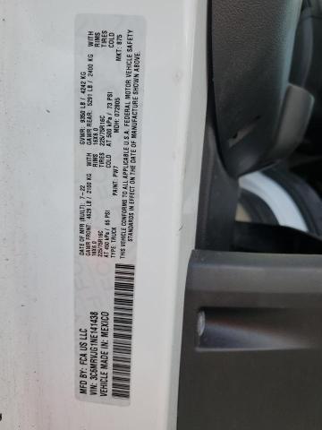 3C6MRVJG1NE141438 - 2022 RAM PROMASTER 3500 HIGH თეთრი ფოტო 13