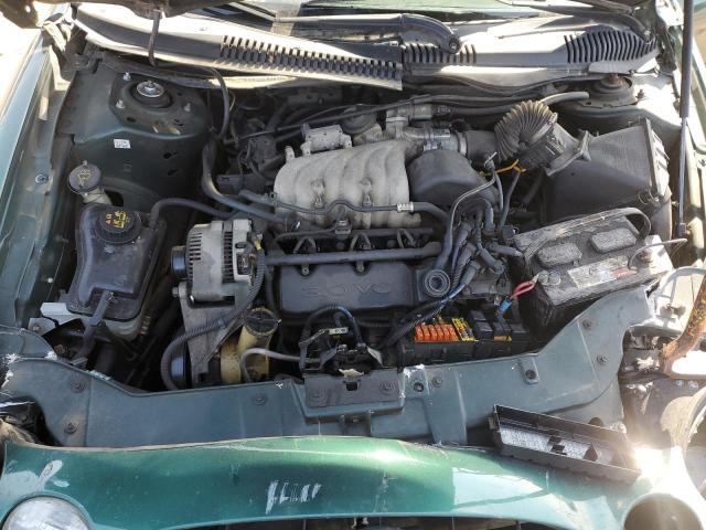 1FAFP53U6XA172769 - 1999 FORD TAURUS SE GREEN photo 11