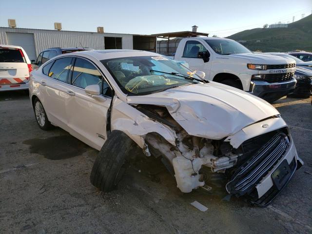 3FA6P0SU8ER292533 - 2014 FORD FUSION TITANIUM PHEV WHITE photo 4