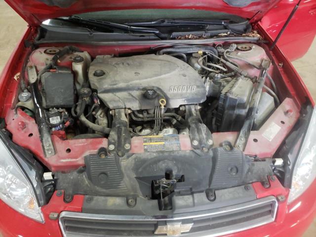 2G1WT57K891169635 - 2009 CHEVROLET IMPALA 4D 1LT RED photo 11