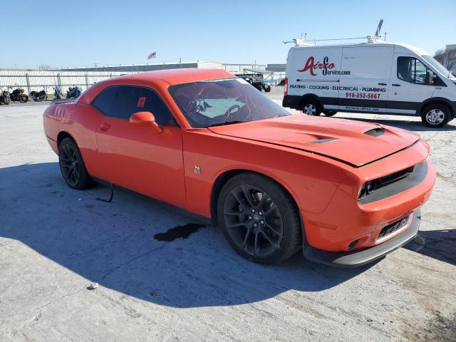 2C3CDZFJ8PH518051 - 2023 DODGE CHALLENGER R/T SCAT PACK ORANGE photo 4