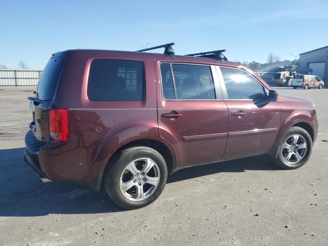 5FNYF3H4XCB018800 - 2012 HONDA PILOT EX BURGUNDY photo 3