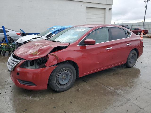 3N1AB7AP2DL661561 - 2013 NISSAN SENTRA S RED photo 1