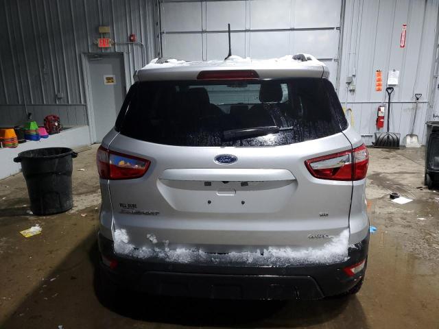 MAJ6S3GL3LC317981 - 2020 FORD ECOSPORT SE ვერცხლისფერი ფოტო 6