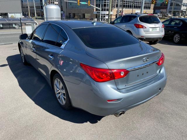 JN1CV7AP0GM200689 - 2016 INFINITI Q50 BASE GRAY photo 3