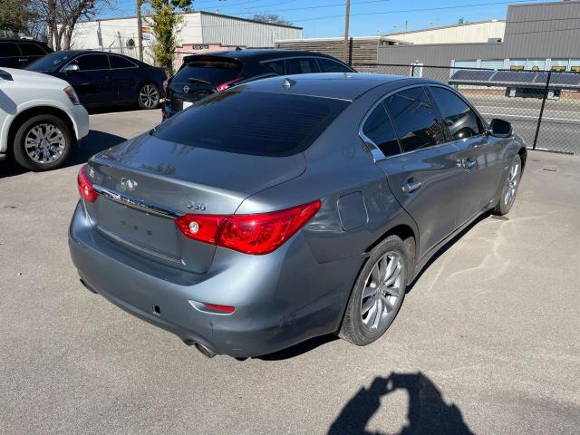 JN1CV7AP0GM200689 - 2016 INFINITI Q50 BASE GRAY photo 4