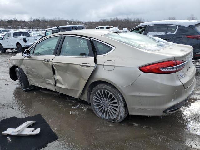 3FA6P0T95HR243594 - 2017 FORD FUSION SE BEIGE photo 2