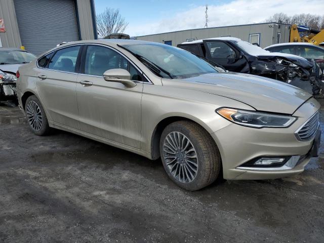 3FA6P0T95HR243594 - 2017 FORD FUSION SE BEIGE photo 4