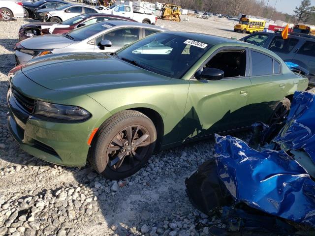 2C3CDXJG3LH116917 - 2020 DODGE CHARGER SXT GREEN photo 1