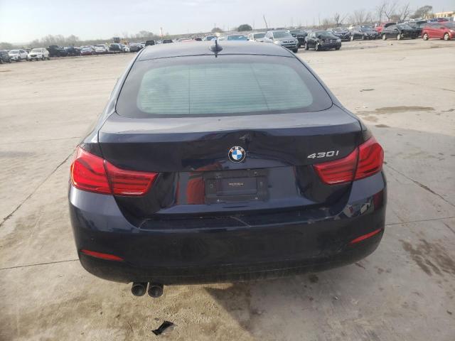 WBA4J1C55JBM11134 - 2018 BMW 430I GRAN COUPE BLUE photo 6