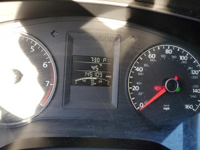 3VW2K7AJ6CM302040 - 2012 VOLKSWAGEN JETTA BASE 灰色 照片 9