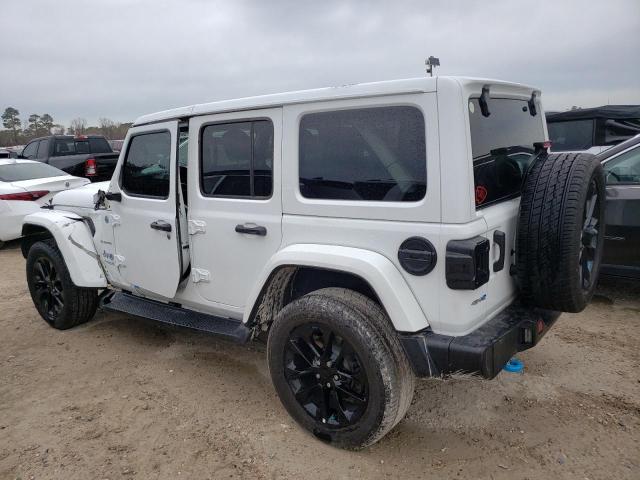 1C4JJXP61NW170246 - 2022 JEEP WRANGLER U SAHARA 4XE WHITE photo 2