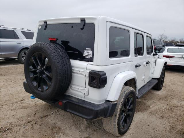1C4JJXP61NW170246 - 2022 JEEP WRANGLER U SAHARA 4XE WHITE photo 3