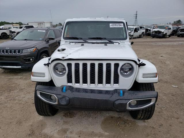 1C4JJXP61NW170246 - 2022 JEEP WRANGLER U SAHARA 4XE WHITE photo 5